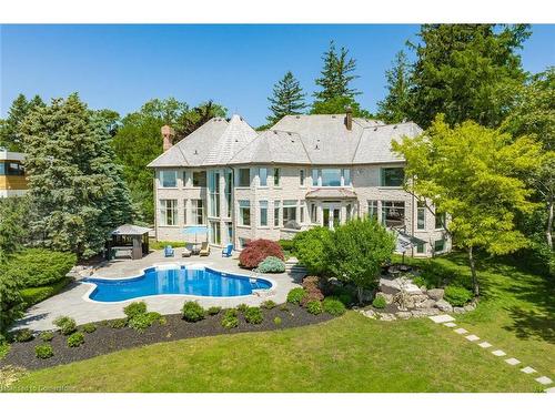 4038 Lakeshore Road, Burlington, ON - Outdoor With In Ground Pool