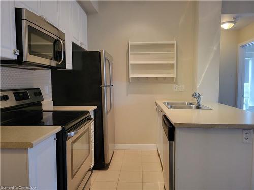 208-90 Charlton Avenue W, Hamilton, ON - Indoor Photo Showing Kitchen With Double Sink