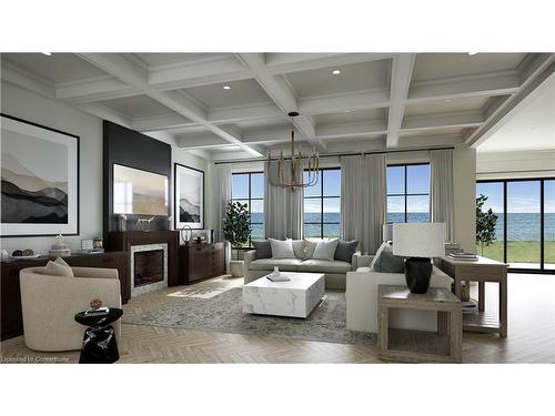 19-100 Watershore Drive, Stoney Creek, ON - Indoor Photo Showing Living Room