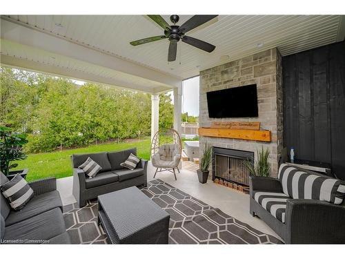 1247 Wood Place, Oakville, ON - Outdoor With Fireplace With Deck Patio Veranda With Exterior