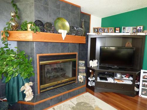 13164 Lakeland Drive, Lac La Biche, AB - Indoor Photo Showing Living Room With Fireplace