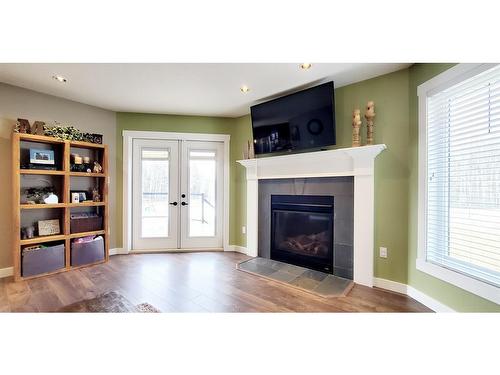 65335-153 Range Rd., Lac La Biche, AB - Indoor Photo Showing Living Room With Fireplace