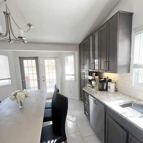 150 Laura'S Spruce Drive, Lac La Biche, AB - Indoor Photo Showing Kitchen With Upgraded Kitchen