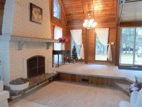 206-13441 665A Township, Lac La Biche, AB - Indoor With Fireplace