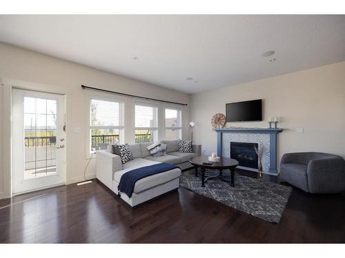 157 Gravelstone Road, Fort Mcmurray, AB - Indoor Photo Showing Living Room With Fireplace