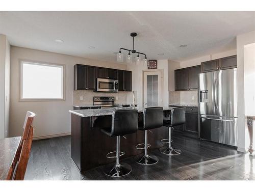 100 Warbler Avenue, Fort Mcmurray, AB - Indoor Photo Showing Kitchen With Stainless Steel Kitchen With Upgraded Kitchen