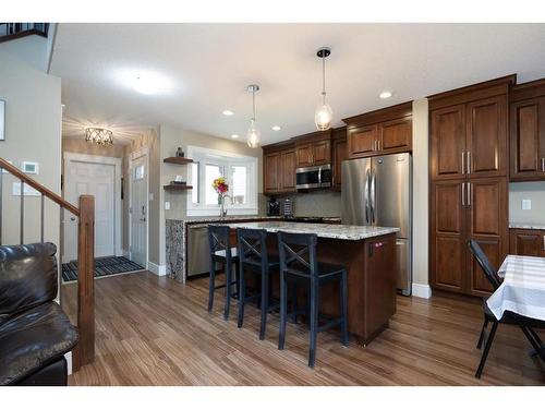 110 Aspenhill Drive, Fort Mcmurray, AB - Indoor Photo Showing Kitchen With Upgraded Kitchen