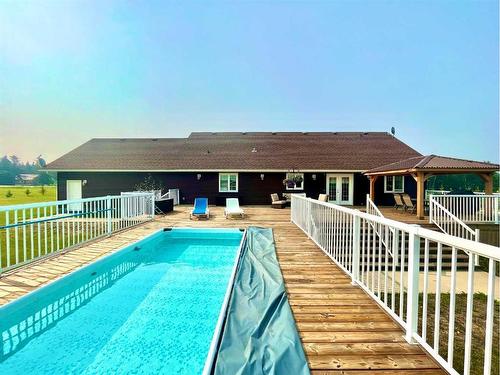 83 Blais Dr, Lac La Biche, AB - Outdoor With In Ground Pool With Exterior