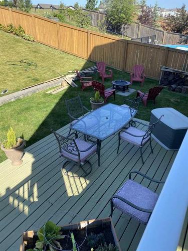128 Sandhill Place, Fort Mcmurray, AB - Outdoor With Deck Patio Veranda With Backyard