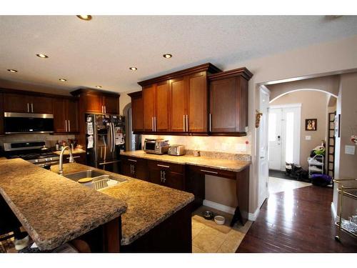 108 Grebe Road, Fort Mcmurray, AB - Indoor Photo Showing Kitchen With Double Sink