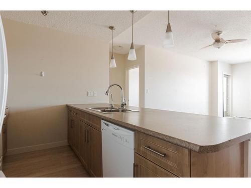 1403-204 Sparrow Hawk Drive, Fort Mcmurray, AB - Indoor Photo Showing Kitchen With Double Sink