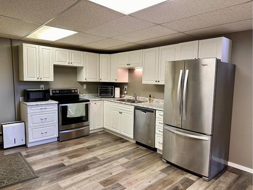 9114 97 Avenue, Lac La Biche, AB - Indoor Photo Showing Kitchen With Stainless Steel Kitchen With Double Sink