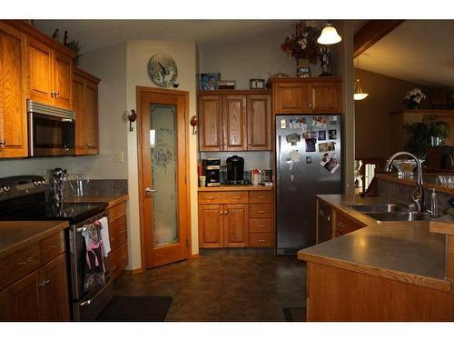 67305 144A Range Road, Lac La Biche, AB - Indoor Photo Showing Kitchen With Double Sink