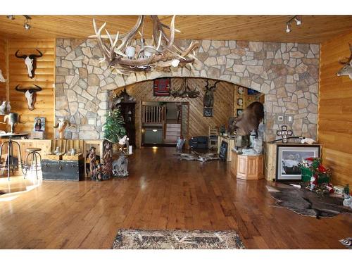 67305 144A Range Road, Lac La Biche, AB - Indoor With Fireplace