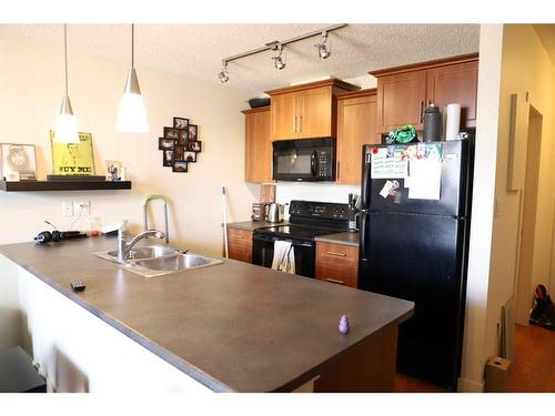 2110-204 Sparrow Hawk Drive, Fort Mcmurray, AB - Indoor Photo Showing Kitchen With Double Sink