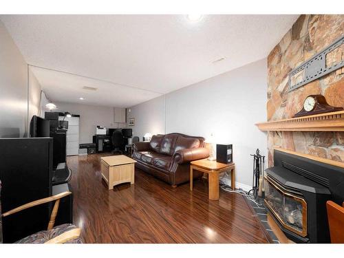 137 Robin Crescent, Fort Mcmurray, AB - Indoor Photo Showing Living Room With Fireplace