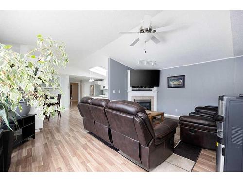 157 Mckinlay Crescent, Fort Mcmurray, AB - Indoor Photo Showing Living Room With Fireplace