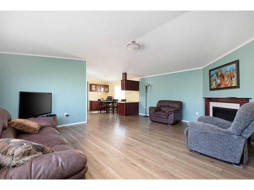 121 Fir Street, Fort Mcmurray, AB - Indoor Photo Showing Living Room With Fireplace