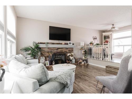 101 Beaconsfield Road, Fort Mcmurray, AB - Indoor Photo Showing Living Room With Fireplace