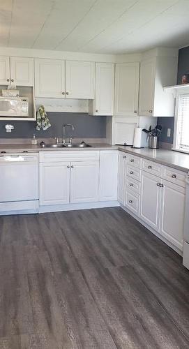 10119 103 Avenue, Lac La Biche, AB - Indoor Photo Showing Kitchen With Double Sink