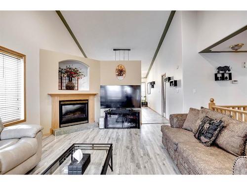 140 Bergeron Road, Fort Mcmurray, AB - Indoor Photo Showing Living Room With Fireplace