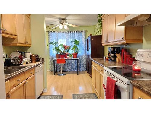 218 Windsor Drive, Fort Mcmurray, AB - Indoor Photo Showing Kitchen With Double Sink