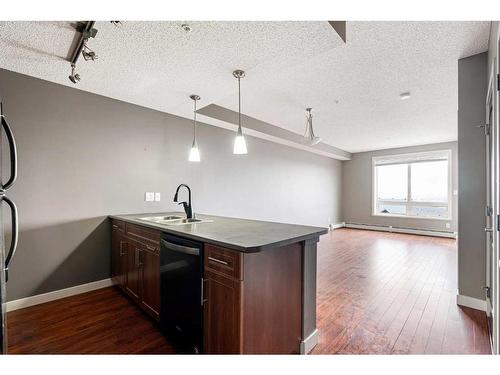 2401-204 Sparrow Hawk Drive, Fort Mcmurray, AB - Indoor Photo Showing Kitchen With Double Sink