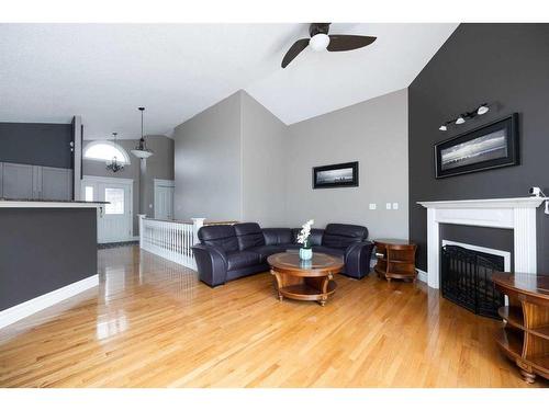 145 Boisvert Place, Fort Mcmurray, AB - Indoor Photo Showing Living Room With Fireplace