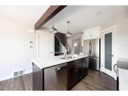 147 Prospect Drive, Fort Mcmurray, AB - Indoor Photo Showing Kitchen With Double Sink