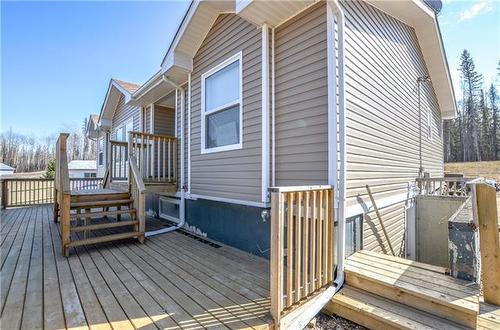 122 Woodward Crescent, Anzac, AB - Outdoor With Deck Patio Veranda With Exterior