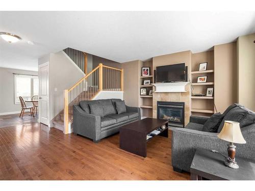 132 Waxwing Rise, Fort Mcmurray, AB - Indoor Photo Showing Living Room With Fireplace