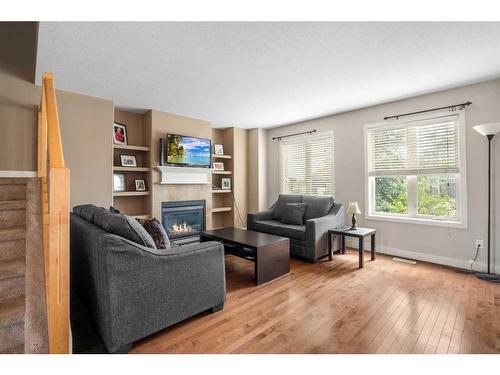 132 Waxwing Rise, Fort Mcmurray, AB - Indoor Photo Showing Living Room With Fireplace