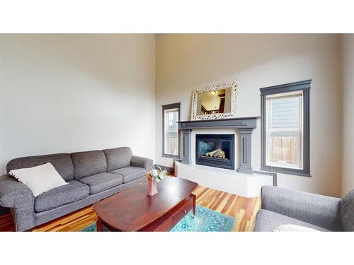 307 Berard Crescent, Fort Mcmurray, AB - Indoor Photo Showing Living Room With Fireplace