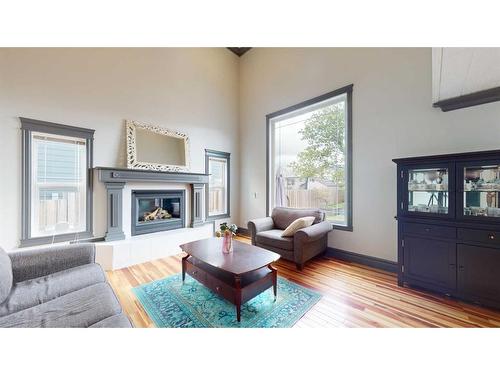 307 Berard Crescent, Fort Mcmurray, AB - Indoor Photo Showing Living Room With Fireplace