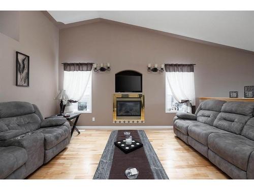 221 Waniandy Way, Fort Mcmurray, AB - Indoor Photo Showing Living Room With Fireplace