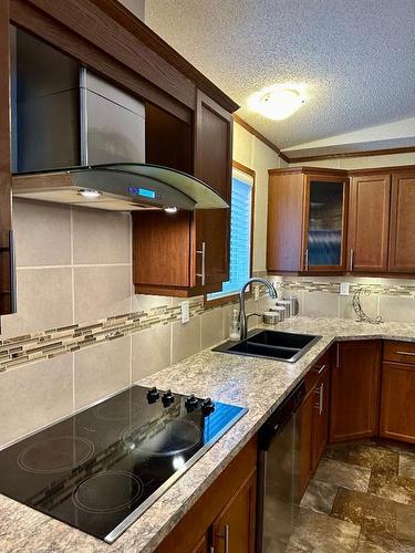 13561 654 Township, Rural Lac La Biche County, AB - Indoor Photo Showing Kitchen With Double Sink