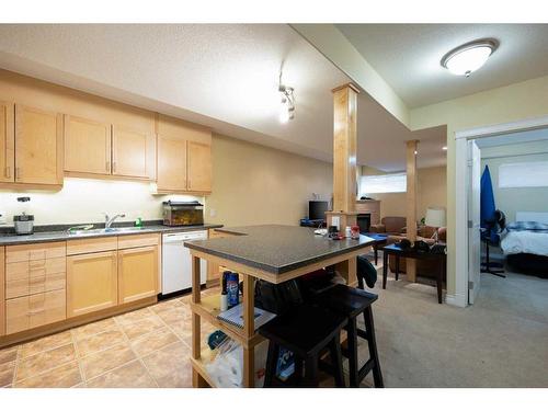 357 Diefenbaker Drive, Fort Mcmurray, AB - Indoor Photo Showing Kitchen With Double Sink