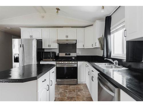 156 Cree Road, Fort Mcmurray, AB - Indoor Photo Showing Kitchen With Double Sink