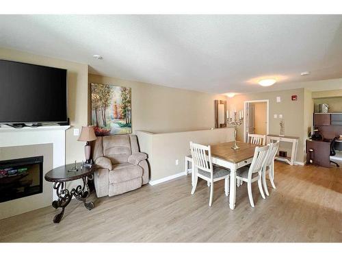 126-201 Abasand Drive, Fort Mcmurray, AB - Indoor With Fireplace