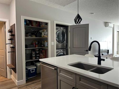 208-136A Sandpiper Road, Fort Mcmurray, AB - Indoor Photo Showing Kitchen With Double Sink