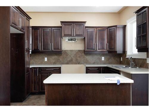 108 Wild Rose Street, Fort Mcmurray, AB - Indoor Photo Showing Kitchen With Double Sink