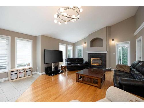 149 Tundra Drive, Fort Mcmurray, AB - Indoor Photo Showing Living Room With Fireplace