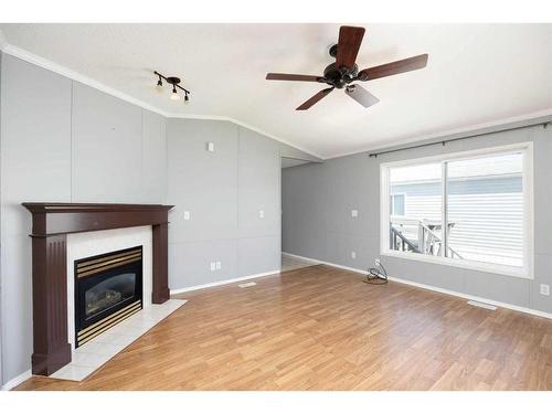 296 Cree Road, Fort Mcmurray, AB - Indoor Photo Showing Living Room With Fireplace