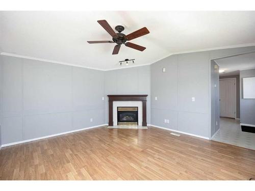 296 Cree Road, Fort Mcmurray, AB - Indoor Photo Showing Living Room With Fireplace