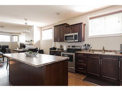 101 Lanauze Street, Fort Mcmurray, AB - Indoor Photo Showing Kitchen With Double Sink