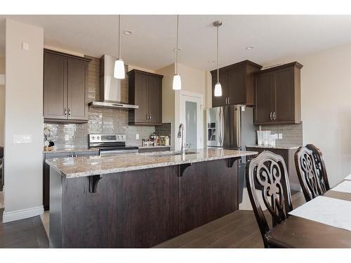 132 Gravelstone Road, Fort Mcmurray, AB - Indoor Photo Showing Kitchen With Upgraded Kitchen