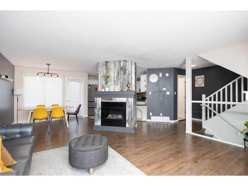 503-105 Loutit Road, Fort Mcmurray, AB - Indoor Photo Showing Living Room With Fireplace