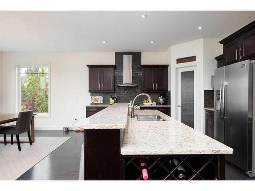 288 Falcon Drive, Fort Mcmurray, AB - Indoor Photo Showing Kitchen With Double Sink With Upgraded Kitchen