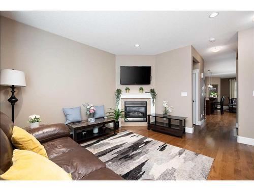 107 Sandpiper Road, Fort Mcmurray, AB - Indoor Photo Showing Living Room With Fireplace