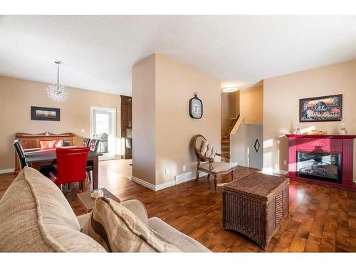 140 Brosseau Crescent, Fort Mcmurray, AB - Indoor Photo Showing Living Room With Fireplace